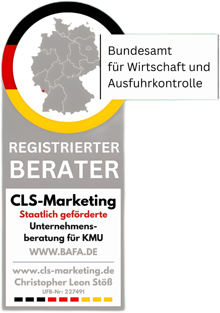 Zertifizierter BAFA Berater Logo CLS-Marketing ID 227491
